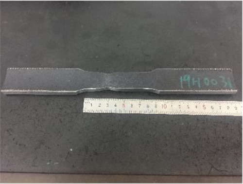 圖2:拉伸試樣宏觀形貌